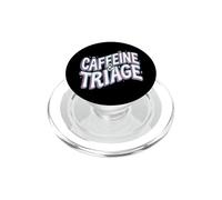 Retro ER Nurse Caffeine & Triage Medical PopSockets PopGrip pour MagSafe
