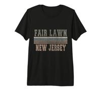 Retro Fair Lawn, New Jersey T-Shirt Haut de Gamme