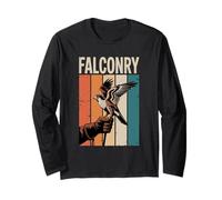 Retro Falconry Faucon Fauconnier Faucons Manche Longue