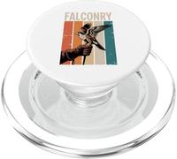 Retro Falconry Faucon Fauconnier Faucons PopSockets PopGrip pour MagSafe