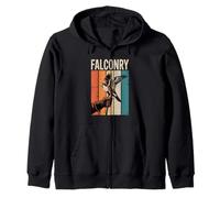 Retro Falconry Faucon Fauconnier Faucons Sweat à Capuche