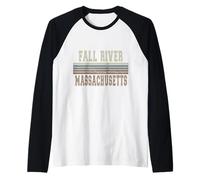 Rétro Fall River Massachusetts Manche Raglan