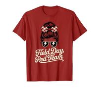 Retro Field Day Red Team Competition Spirit W hili High T-Shirt