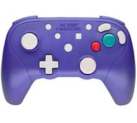Retro Fighters BattlerGC Wireless 2.4G Controller Purple - Gamecube, Game Boy Player, Switch & PC Compatible