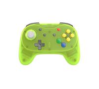 Retro Fighters Brawler64 Pro Wireless N64 Controller for Nintendo 64, Switch, Switch 2 & PC | 2.4GHz (Extreme Green)
