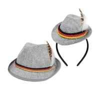 Retro Filz Hutband Oktoberfest Coiffes - Bandeau Élégant Pour Les Femmes En Costumes Traditionnels, Fêtes À Thème, Halloween, Bavaria Week | Accessoire Vintage Festif Pour Les Costumes Pour Adultes Et