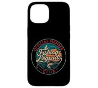 Retro Fisherman Fishing Legends Club Official for Fisherman Coque pour iPhone 15