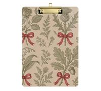 Retro_Floral Presse-papiers en plastique pour femmes juridiques entraîneurs de basket-ball Taille 9 x 12
