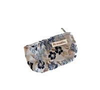 Rétro Floral Relief Maquillage Cosmétique Sac Organisateur Pouch Voyage Maquillage Embrayage Trousse De Toilette Toile Trousse De Beauté, 11, One size