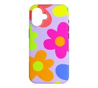 Retro Flower Power Indie Années 70 Esthétique Floral Trippy Daisy Coque pour iPhone 16