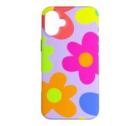 Retro Flower Power Indie Années 70 Esthétique Floral Trippy Daisy Coque pour iPhone 16 Plus