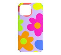 Retro Flower Power Indie Années 70 Esthétique Floral Trippy Daisy Coque pour iPhone 16 Pro Max