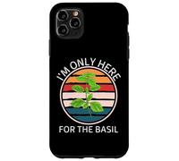 Retro Food Lover I'm Only Here for The Basilic Coque pour iPhone 11 Pro Max