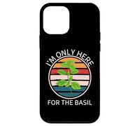 Retro Food Lover I'm Only Here for The Basilic Coque pour iPhone 12 Mini