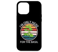 Retro Food Lover I'm Only Here for The Basilic Coque pour iPhone 12 Pro Max