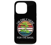 Retro Food Lover I'm Only Here for The Basilic Coque pour iPhone 13 Pro