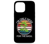 Retro Food Lover I'm Only Here for The Basilic Coque pour iPhone 13 Pro Max