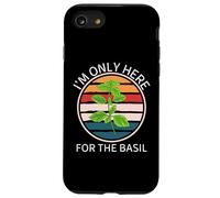 Retro Food Lover I'm Only Here for The Basilic Coque pour iPhone SE (2020) / 7/8