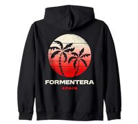 Retro Formentera Espagne Méditerranéenne Sunset Wear Sweat à Capuche
