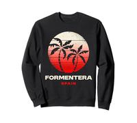 Retro Formentera Espagne Méditerranéenne Sunset Wear Sweatshirt