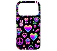 Retro Free Spirit Harmony - Classic Flower Child Hippie Art Coque pour iPhone 17 Pro
