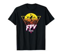 Retro Freestyle FPV Racing Drone Pilot Acro Quadcopter T-Shirt