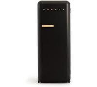 Retro fridge 281l bois - réfrigérateur noir Noir