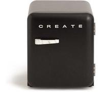 Retro fridge 48l marbre - réfrigérateur noir Noir G