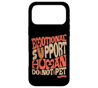 Retro Funny Do Not Pet Emotional Support Human Groovy Coque pour iPhone 17 Pro Max