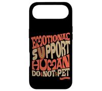 Retro Funny Do Not Pet Emotional Support Human Groovy Coque pour iPhone Air