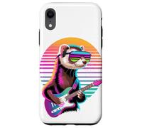 Rétro Furet Guitariste Furets Guitare Coque pour iPhone XR