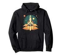 Rétro Fusée Bateau Rétro Fusée Amour Rockets Space Adventure Sweat à Capuche