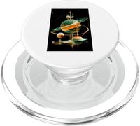 Retro Future American Space Program Inspired SciFi Graphic PopSockets PopGrip pour MagSafe