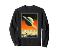 Retro Future American Space Program Inspired SciFi Graphic Sweatshirt
