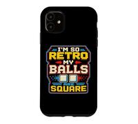 Retro Gamer Pixel Arcade 8 Bits Gaming Humour Coque pour iPhone 11