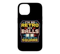 Retro Gamer Pixel Arcade 8 Bits Gaming Humour Coque pour iPhone 14