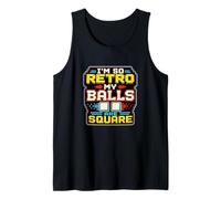 Retro Gamer Pixel Arcade 8 Bits Gaming Humour Débardeur