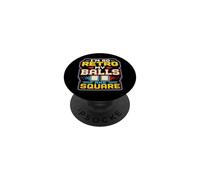 Retro Gamer Pixel Arcade 8 Bits Gaming Humour PopSockets PopGrip Adhésif