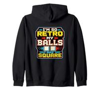 Retro Gamer Pixel Arcade 8 Bits Gaming Humour Sweat à Capuche
