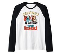 Retro Gaming Funny Gamer 80s Controller Respect Your Elders Manche Raglan