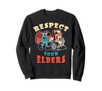 Retro Gaming Funny Gamer 80s Controller Respect Your Elders Sweatshirt