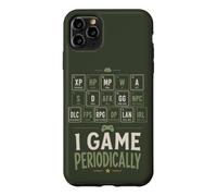 Rétro Gaming Humour Player Tableau périodique Blague Coque pour iPhone 11 Pro Max