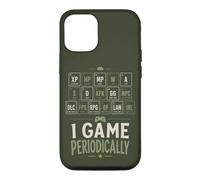 Rétro Gaming Humour Player Tableau périodique Blague Coque pour iPhone 12/12 Pro