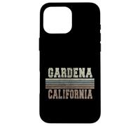Retro Gardena Californie Coque pour iPhone 16 Pro Max