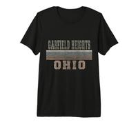 Rétro Garfield Heights Ohio T-Shirt Haut de Gamme