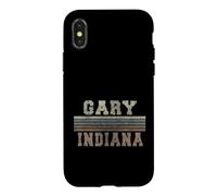Rétro Gary Indiana Coque pour iPhone X/XS