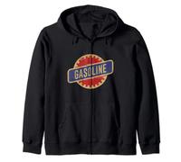 Retro Gasoline - Logo Gas - Look vintage amusant Sweat à Capuche