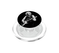 Retro Genius Guitarist Science Musique Art Illustration PopSockets PopGrip pour MagSafe