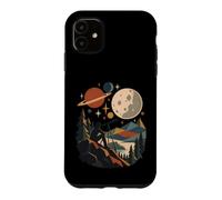 Rétro Géométrique Télescope Astronomie Amateur Coque pour iPhone 11