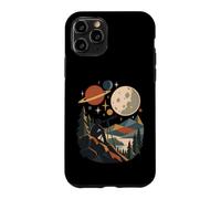 Rétro Géométrique Télescope Astronomie Amateur Coque pour iPhone 11 Pro